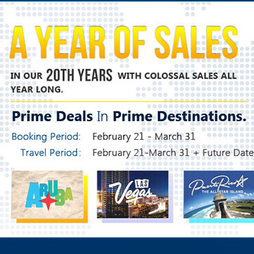 A Year Of Sales for Tourico Holidays Hero Banner