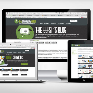 The Marketing Beast WordPress Website