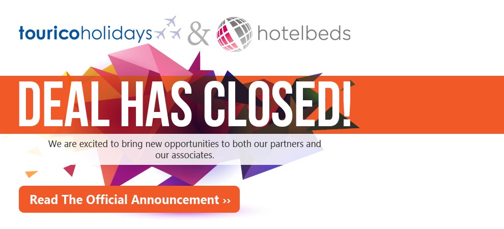 Tourico Holidays & HotelBeds Banner