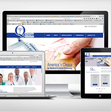 Quantus Solutions WordPress Website